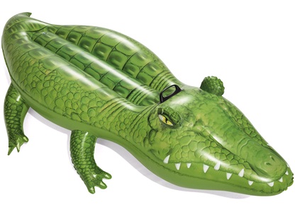 Badedyr Krokodille 152x71 cm oppustelig