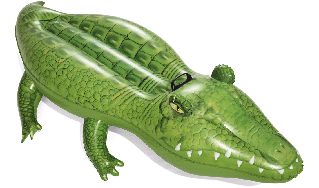  Baddjur Krokodil 152x71 cm uppblåsbar 