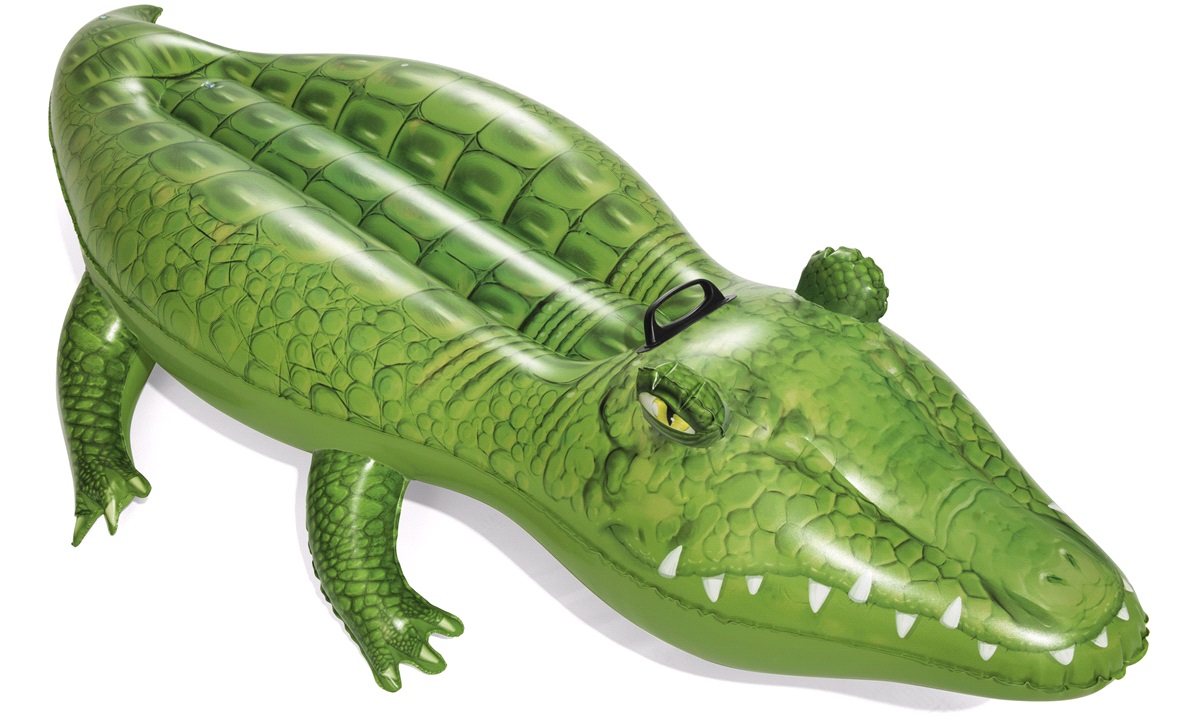  Badedyr Krokodille 168x89 cm opoustelig
