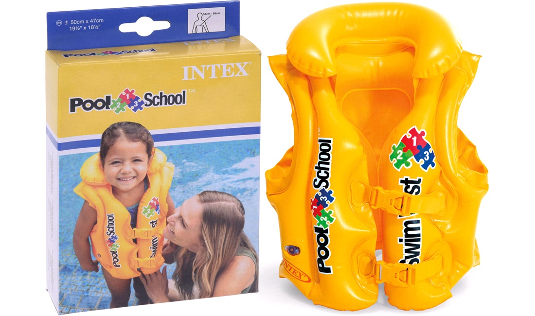  Oppblåsbar svømmevest til barn - Intex
