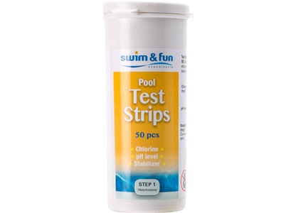 Teststrip Klor / pH 50 stk. Swim & Fun