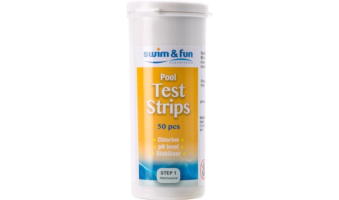  Teststrip Klor / pH 50 stk. Swim & Fun