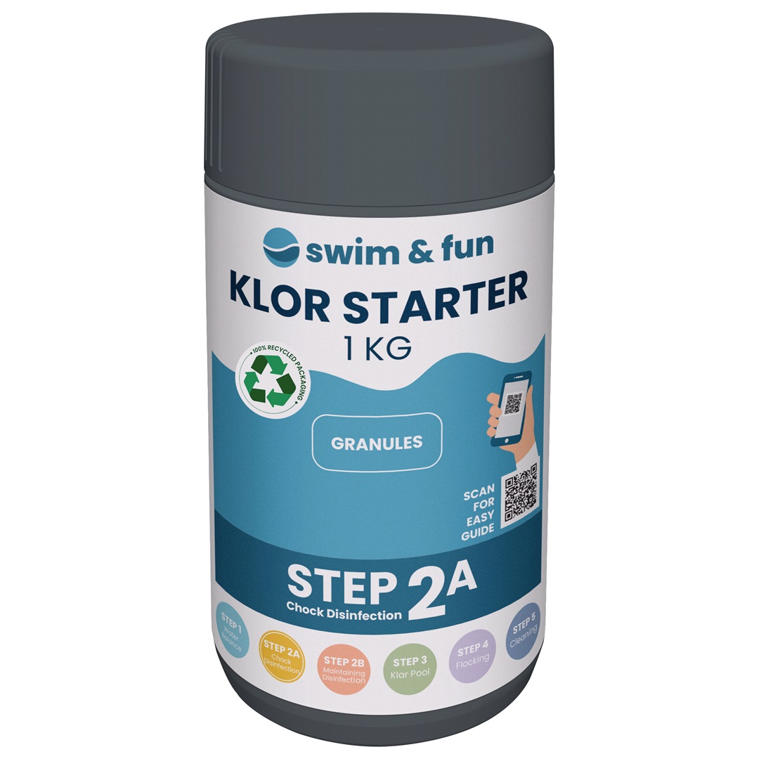 Swim and Fun Klor Starter Granules, 1 kg