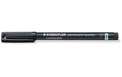 Permanent Cloth Marker svart Lumocolor
