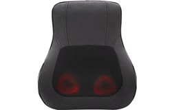 Ryggpute med massasje memory foam sort