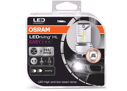 Glödlampsats fram, Osram LED, CabEasy Sp