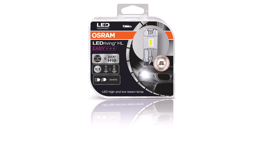  Pæresett H7 LEDriving Easy (Osram)