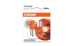 Pæresett, PY21W BAU15s 12V-21W GUL OSRAM