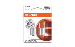 Pæresett, R5W BA15s 12V-5W OSRAM