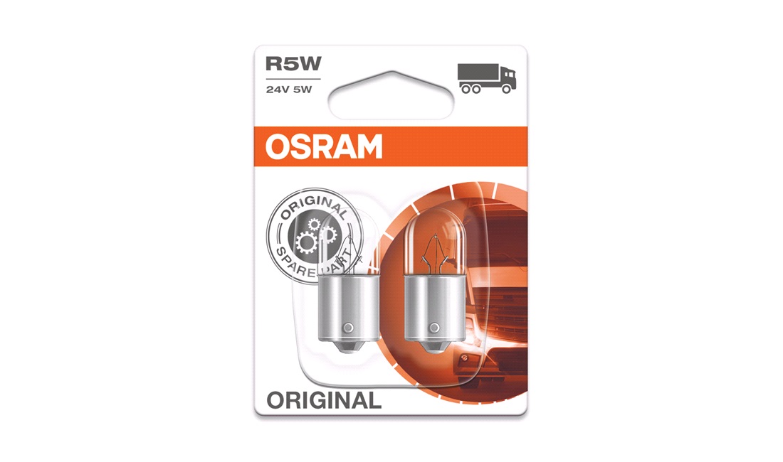  R5W 12V-5W, OSRAM, 2-Pack