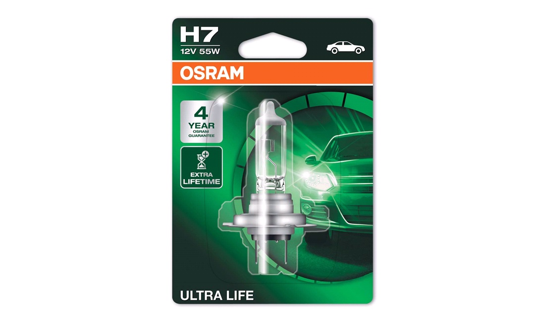  Pære H7 OSRAM ULTRA LIFE 12V 55W