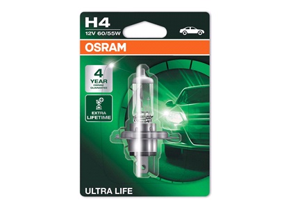 Pære H4 12V 60/55W Osram Ultra Life