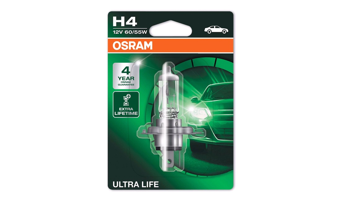  Pære H4 12V 60/55W Osram Ultra Life