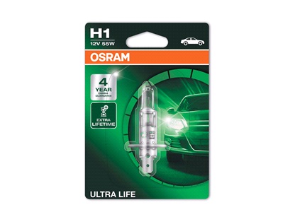 Pære, H1 12V 55W Osram Ultra Life