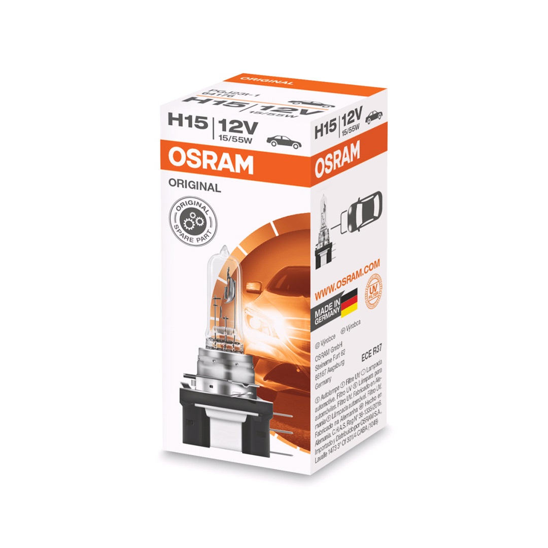 Osram Pære H15 55/15w 12v Pgj23t-1fs1 Osram