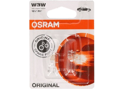 W3W 12V, OSRAM, 2-Pack