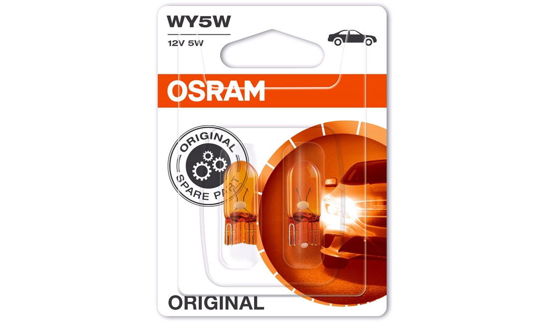  WY5W Orange, OSRAM, 2-Pack