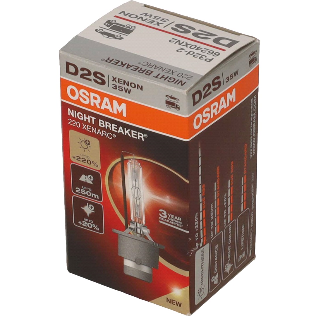 Osram Pære D2s Xenarc Night Breaker Laser +220