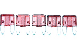 Mini sikringer ATS 10A - 5 stk.