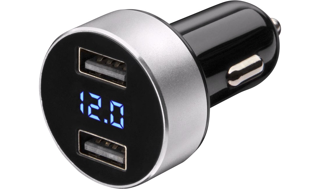  12V USB-A x2 adapter digital
