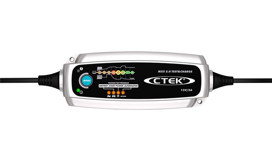  CTEK MXS 5.0 Test & Charge Batterilader