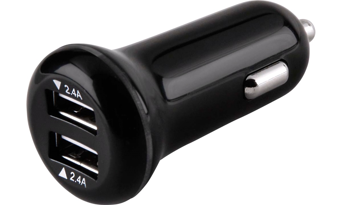  USB-udtag 12/24V - 2x2,4 A 5V (4,8A)