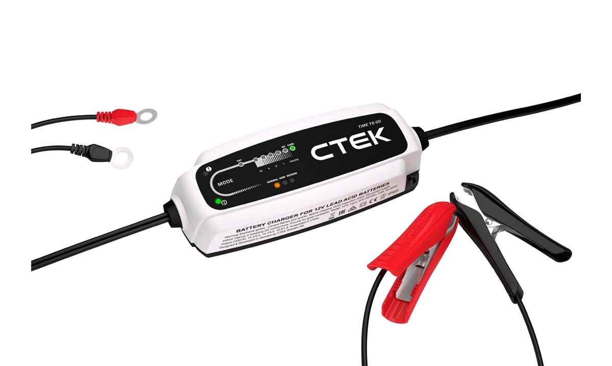 CTEK CT5 Time toGo 12V 5Amp Batteriladdare Batteriladdare thansen.se