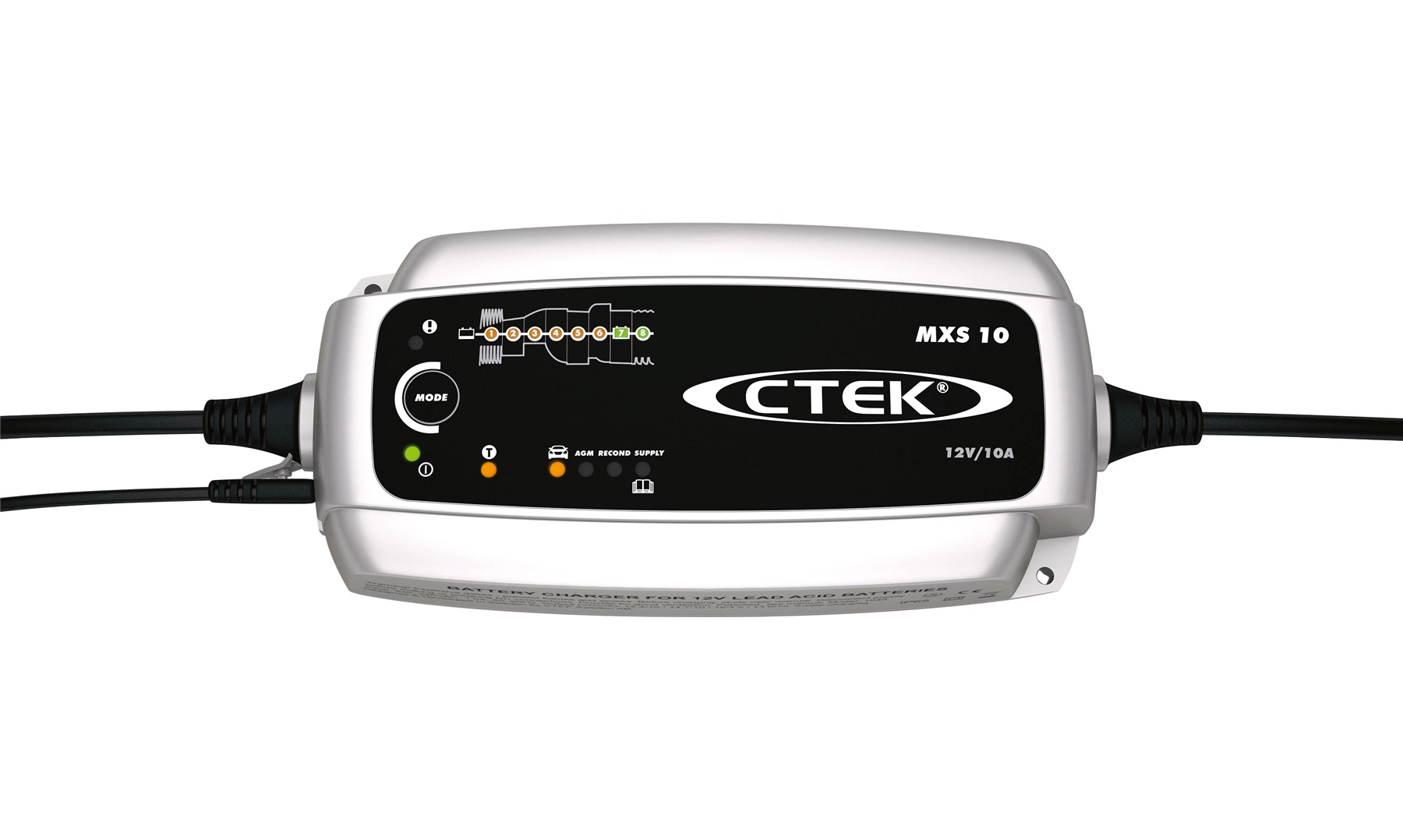 CTEK MXS 10 EU 12V 10Amp Batterilader - Batterilader bilbatteri -