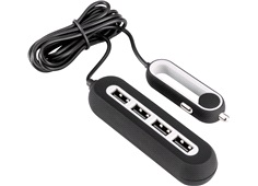 USB uttak 1224V 2 x 2,4A 5V (4,8A) Ladere & omformere USB uttak 1224V 2 x 2,4A 5V (4,8A) Ladere & omformere