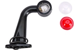 Slingrelygte LED Rød/Hvid 12/24V