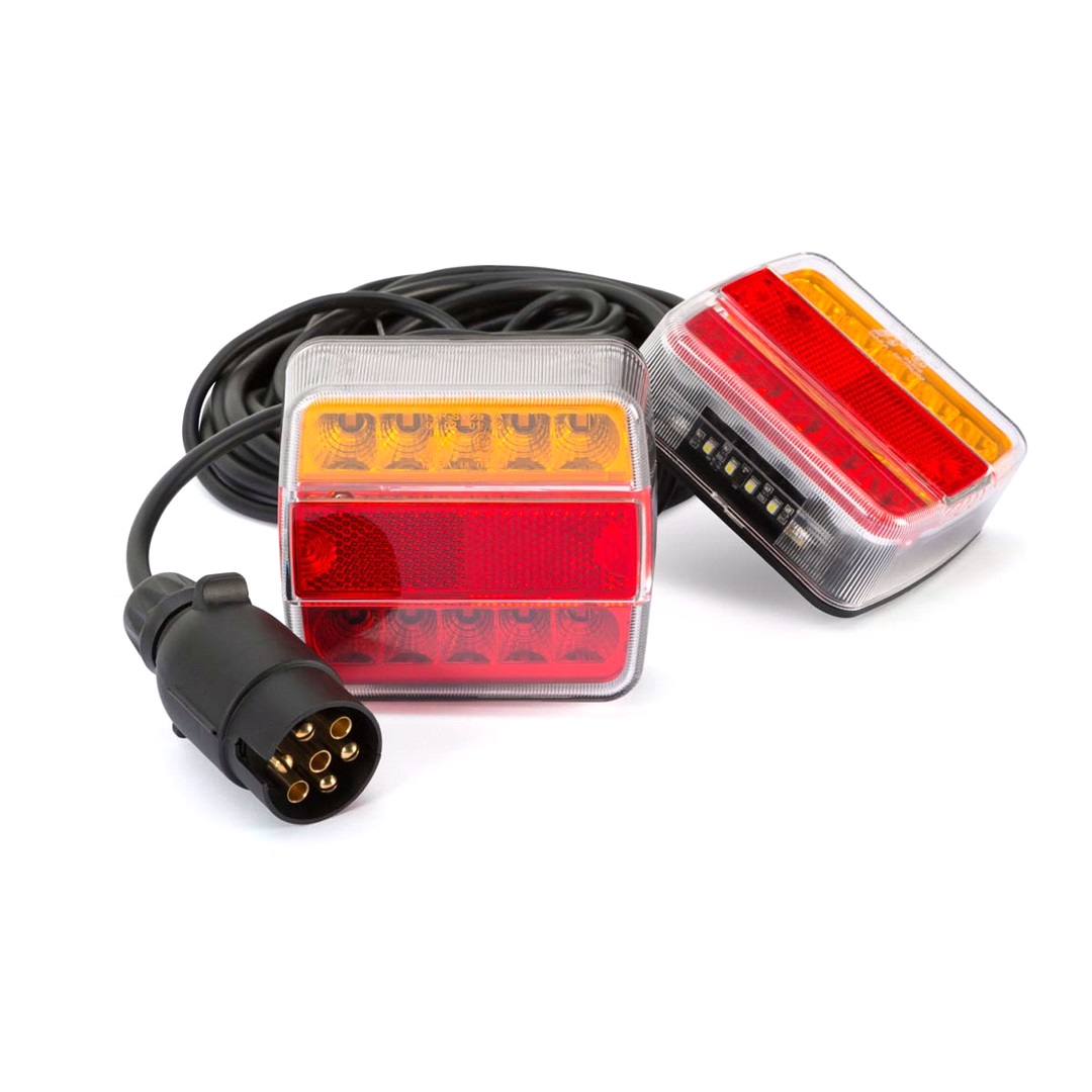 Raze Tilhengerlyktesett Led Med Kabel 7-pins
