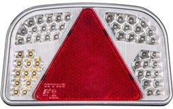Tilhengerlys LED med trekantrefleks H
