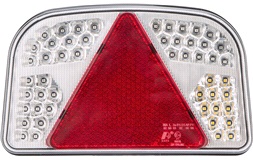 Tilhengerlys LED med trekantrefleks V