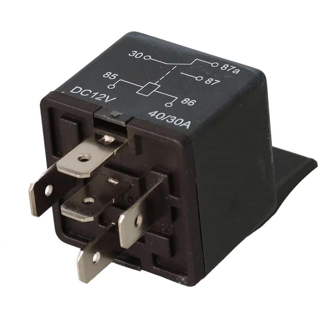 Raze Omskiftsrelé, 12v 30/40 Amp 5-stikk