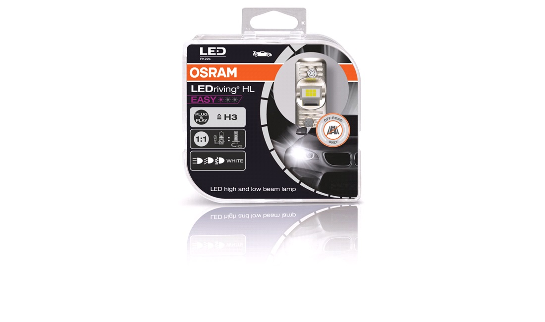  Pæresett H3 LEDriving Easy (Osram)