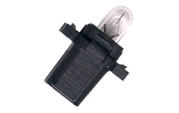 Instrumentlampa,12V-1,2W, sockel (B8,3d)