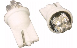 Pæresett, W5W, 4 hvite LED