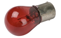 Pære 12V-21W BA15s, RØD