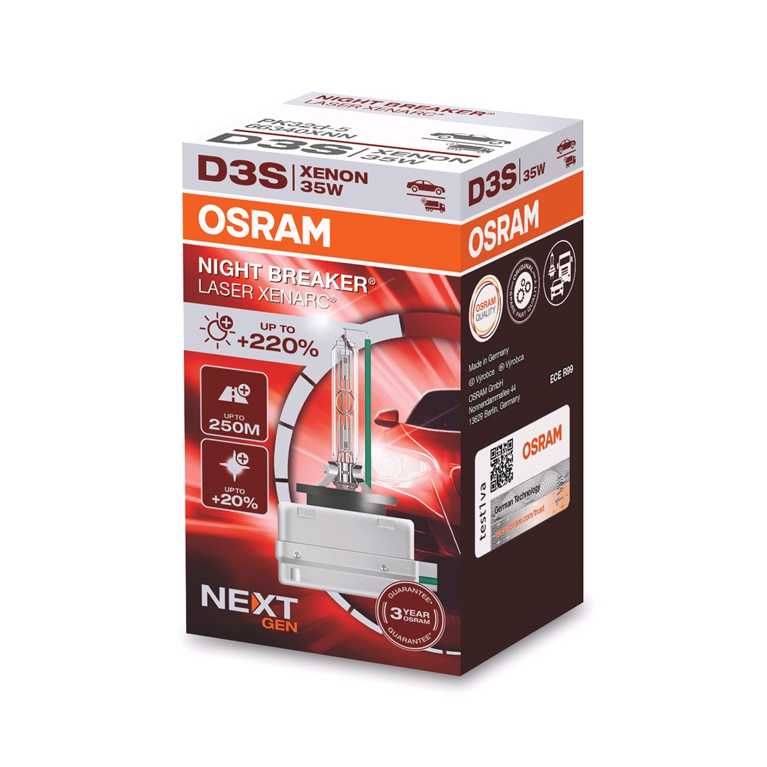 Osram Lampa Xenarc D3S Night Breaker Laser+220