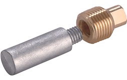 Zink for varmeveksler 3/8"