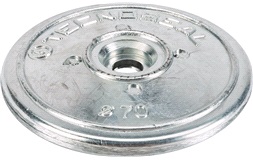 Sinkanode tallerken sett ø70mm 250 gr