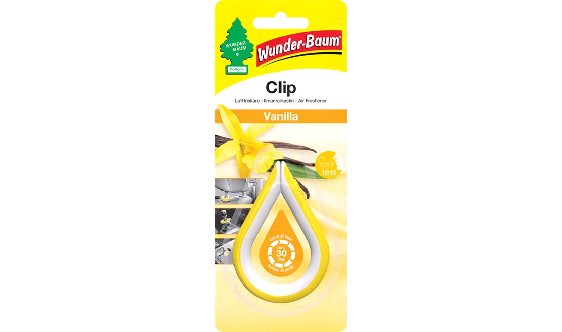 Wunderbaum Clip Vanilla Luftfrisker - Duftfrisker 