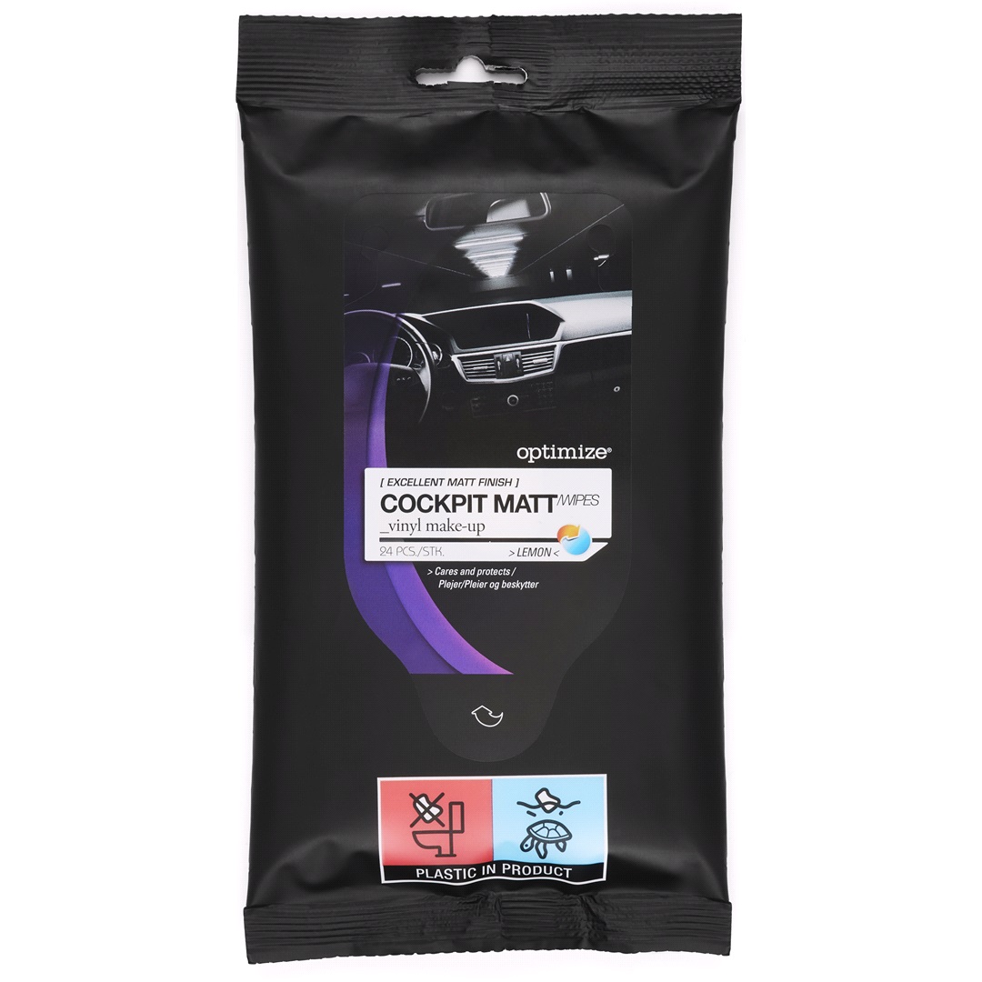 Optimize Optimize Vinyl Mat wipes 24 stk.