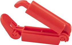 Rød seleclips Soluzo 