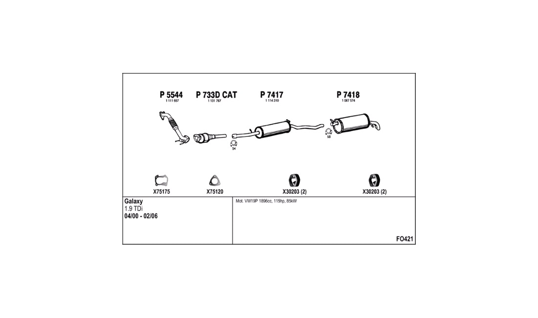  Avgassystem