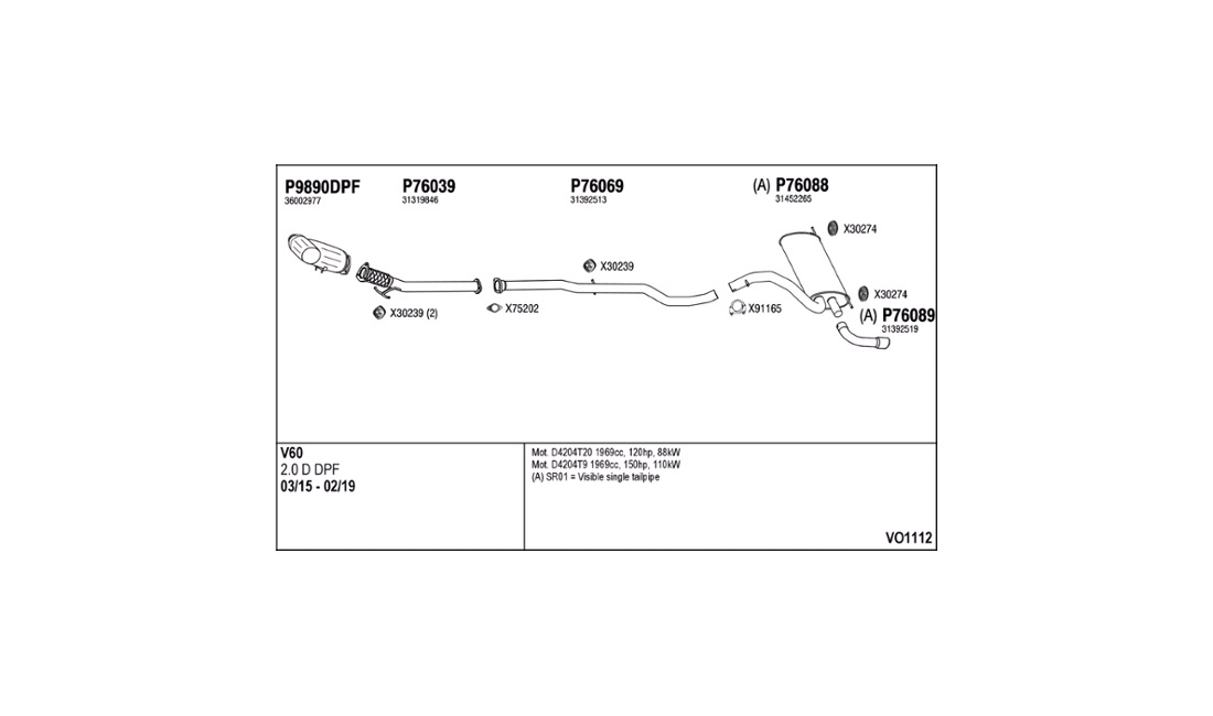  Avgassystem