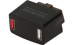 Mobiline OBD-adapter med 2xUSB-uttag
