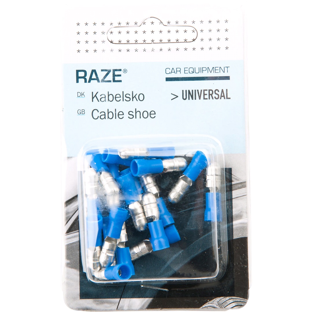 Raze Kabelsko 20 Stk. Rundstikk Han Blå