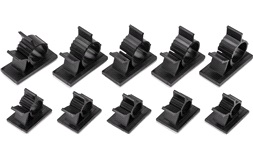 Kabelklips små 5 x 10 mm, 5 x 14 mm