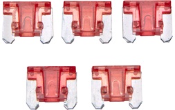 Fladsikring micro 10A - 5 stk. 